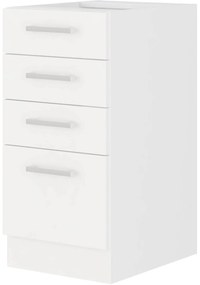 Alsó konyhaszekrény Edris 40 D 4S BB (fehér). 1032825