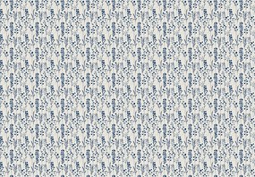 Fotótapéta - Kék mintás virágok (147x102 cm)