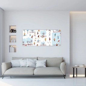 Kép - Boldog telet (120x50 cm)