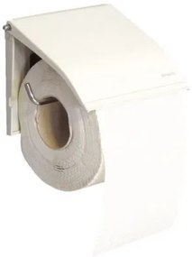 WC-papír adagoló, fedett, fehér