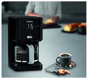 Fekete filteres kávéfőző Smart'n'light CM600810 – Tefal