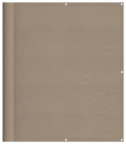 tópszínű 100% oxford poliészter erkélyparaván 120 x 1000 cm
