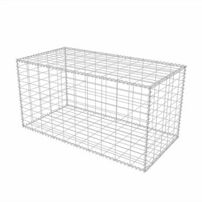 vidaXL horganyzott acél gabion kosár 100 x 50 x 50 cm