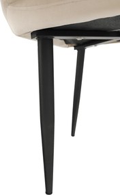 Szék, szövet bézs/fekete lábak, ODOVEL