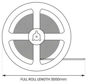 LED RGBW fürdőszobai dimmelhető szalag LED/7,5W/12V IP65 3m Wi-Fi Tuya