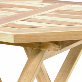 DIVERO Kerti bútor készlet Ø60 cm asztal + 2 szék