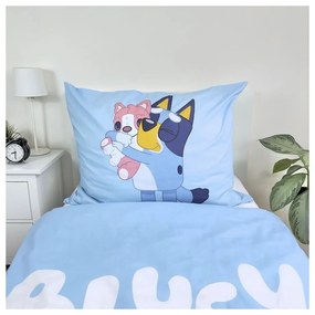 Egyszemélyes pamut gyerek ágyneműhuzat 140x200 cm Bluey – Jerry Fabrics