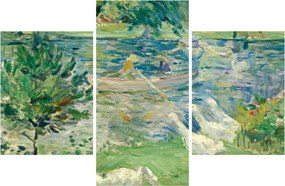 Kép - Berthe Morisot, Girl in a Boat with Geese, reprodukciók (90x60 cm)
