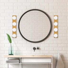 Aranyszínű fali lámpa Mirro – Opviq lights