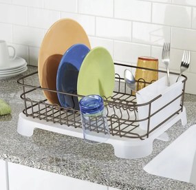 mDESIGN edényszárító állvány Fehér