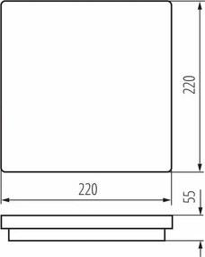 KANLUX 38787 BENO LED Modern Kültéri Mennyezeti Lámpa LED IP54