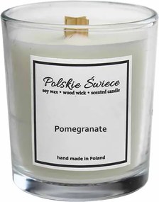 Szójagyertya fa kanóccal Pomegranate