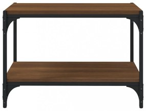 barna tölgyszínű szerelt fa TV-szekrény 60x33x41 cm