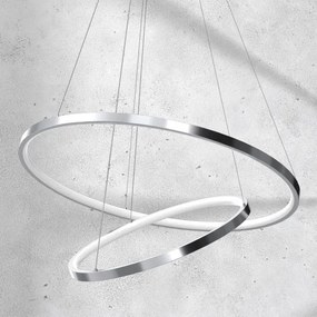 LED Csillár zsinóron ROTONDA LED/51W/230V matt króm