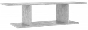 betonszürke falra szerelhető TV-szekrény 103 x 30 x 26,5 cm