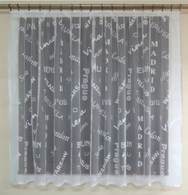 Mg Függöny Párizs New York 390X160 3831 K szalaggal