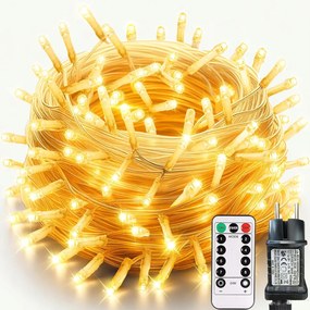 35M Erős Karácsonyfa Lámpák Kültéri Beltéri Karácsonyi Díszek 350LED