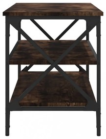 füstös tölgy színű szerelt fa TV-szekrény 100x40x50 cm