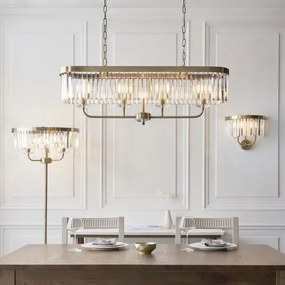 Endon 110644 - Állólámpa CHESTERFIELD 3xE14/6W/230V réz