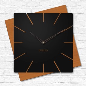 DUBLEZ | Egyedi fa falióra - Diagonala