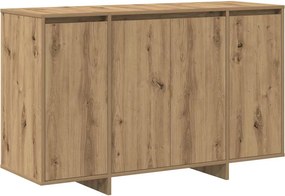 vidaXL Széf kézműves tölgy 120 x 41 x 75 cm Faanyag