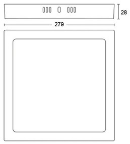 Philips - LED Mennyezeti lámpa MAGNEOS LED/20W/230V 2700K fekete