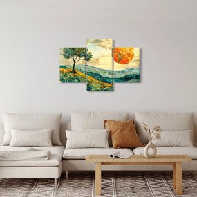 Kép - Tájkép illusztráció (90x60 cm)