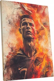 Cristiano Ronaldo CR7 vászonkép otthon nappali ajándék 45x60