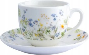 Kávéscsésze csészealjjal porcelán Napsütötte rét 250 ml