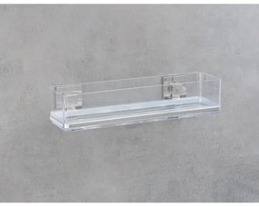 WENKO 22685100-VACUUM-LOC QUADRO ED polc 38,5x14,5 cm ezüst/fényes króm