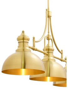 Jupiter 1915 - PLATINO 3xE27/60W/230V mennyezeti lámpa rúdon, réz