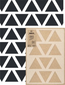 Festősablon Ismételhető Többször felhasználható 59x95cm. Tapéta Geometria Háromszögek