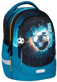 Iskolatáska, cipzáras, BELMIL Leisure Plus Fire Footbal, foci (BL338873F)