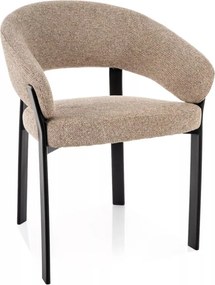 Nagoja étkezőszék bézs/fekete