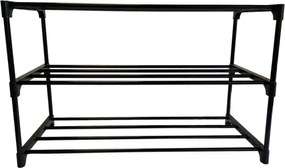 Beast Háromszintes összecsukható fém cipőtartó - 60 x 28 x 38 cm