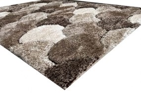 Gödöllő luxus shaggy szőnyeg 160 x 220 cm barna