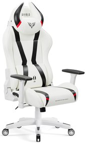 Diablo X-Horn 2.0 gamer szék Átlagos méret: Fehér-fekete