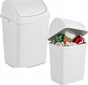 Hulladékgyűjtő kosár 35L fehér billenthető szelektív hulladékgyűjtő kuka