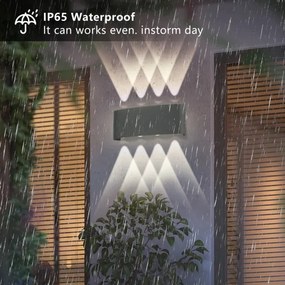 Brilagi - FLAREBOX LED/8W/230V kültéri fali lámpa, antracit, IP65