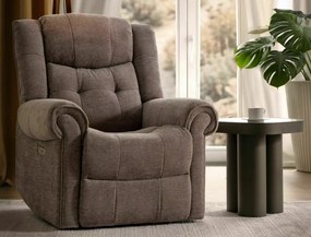 Parys Raven elektromos dönthető fotel sötétbézs