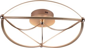 TRIO 621290108 CHARIVARI Modern LED Mennyezeti Lámpa Arany LED IP20