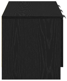 TV Szekrény Fekete Tölgy 102x35x36,5 cm Műgyanta