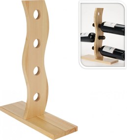 Winery borosüveg állvány 4 férőhelyes