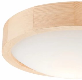 Mennyezeti lámpa NATURAL SLIM 1xE27/60W/230V ø 27 cm fenyő