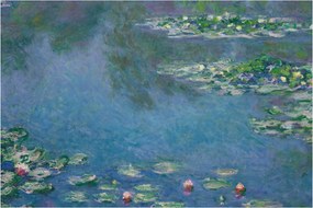 Kép - Claude Monet, Water Lilies, reprodukciók (90x60 cm)