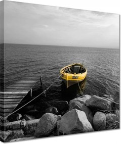 Vászonkép 30x30 Halászhajó a Balti-tengeren
