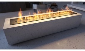 InFire - Beépített BIO kandalló 7,5x120 cm 7kW fekete