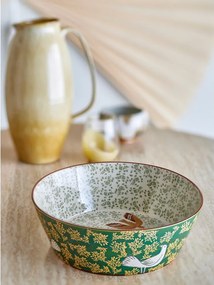 Zöld kerámia tál ø 28 cm Hezha – Bloomingville