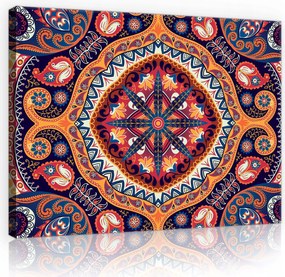 Vászonkép 80x60 Mandala Boho Harmónia a nappaliban Mintás ékezet a szobába
