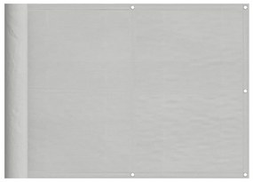 világosszürke 100% oxford poliészter erkélyparaván 75 x 400 cm